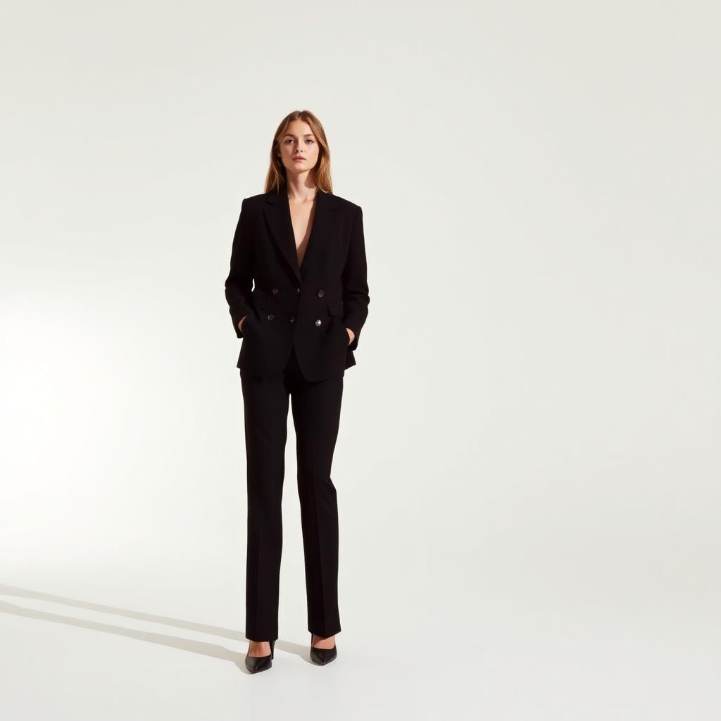 Tailored Blazer — Black