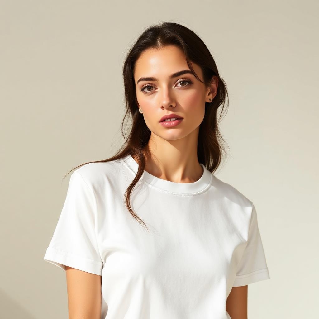 Basic Cotton Tee — White